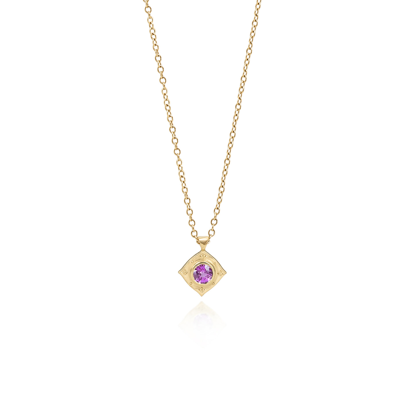 Drops of Happiness Pendant in Pink Sapphire