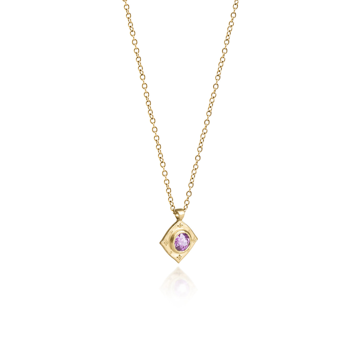 Drops of Happiness Pendant in Pink Sapphire