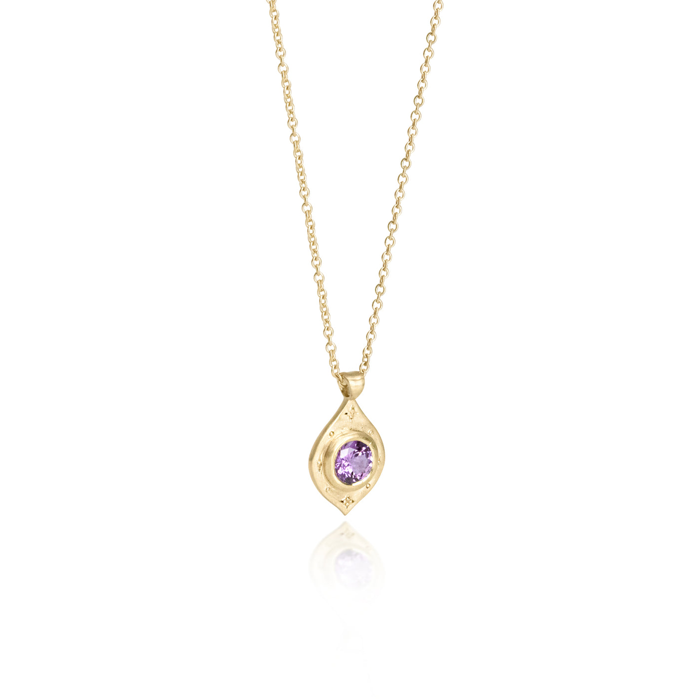 Drops of Happiness Pendant in Pink Sapphire