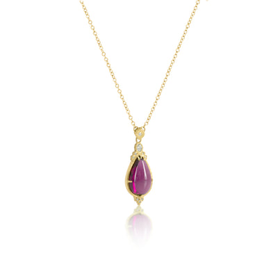 Teardrop Tourmaline Pendant