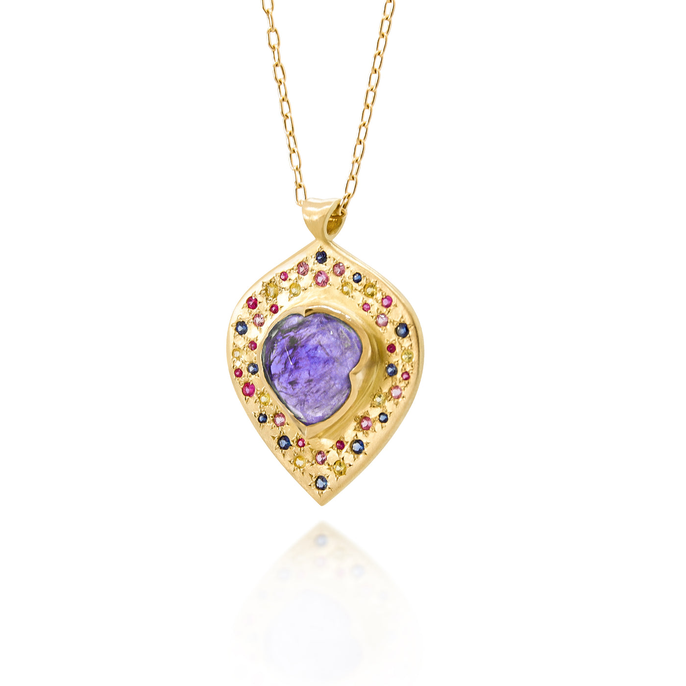 Tanzanite Drop Pendant