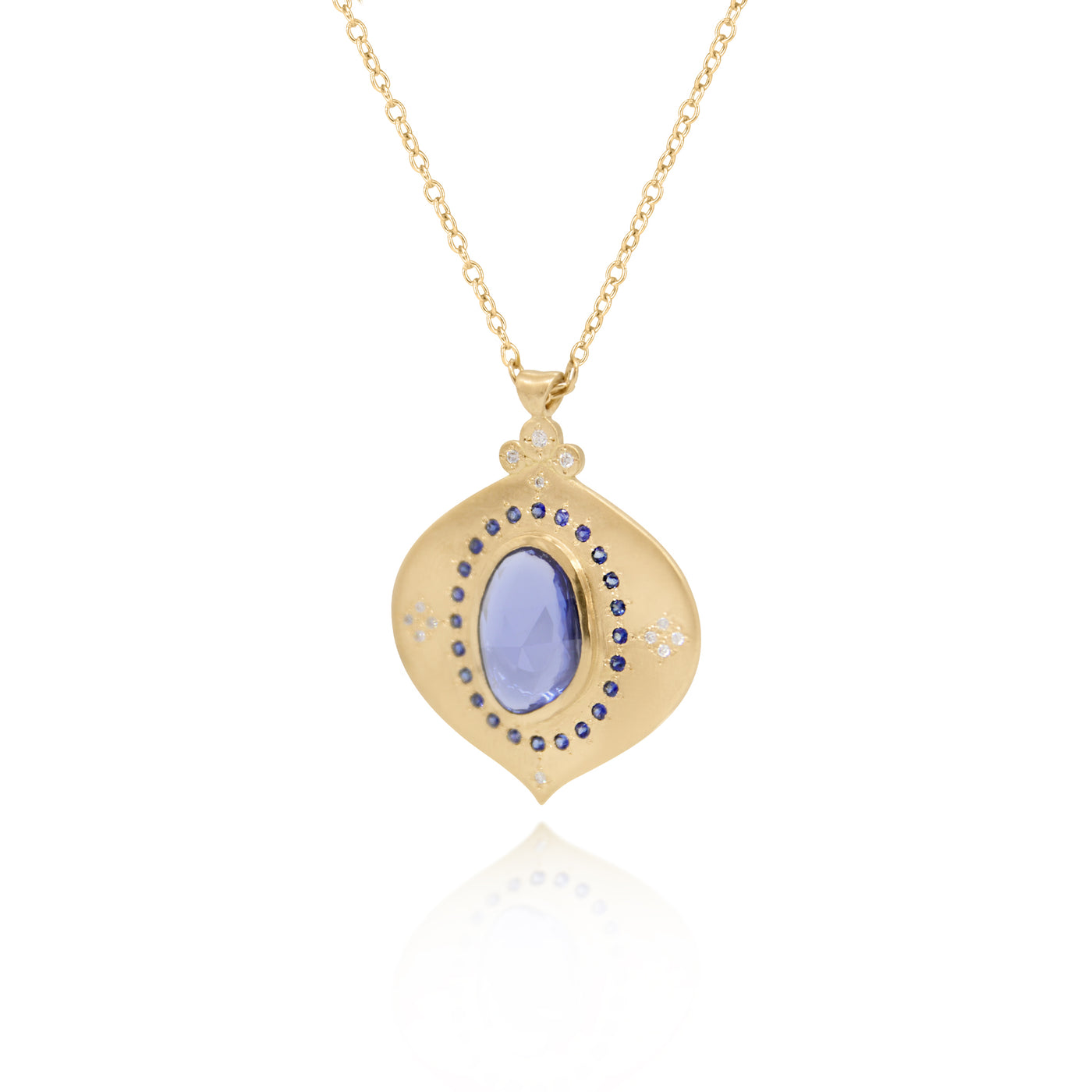 Sapphire Glow Pendant