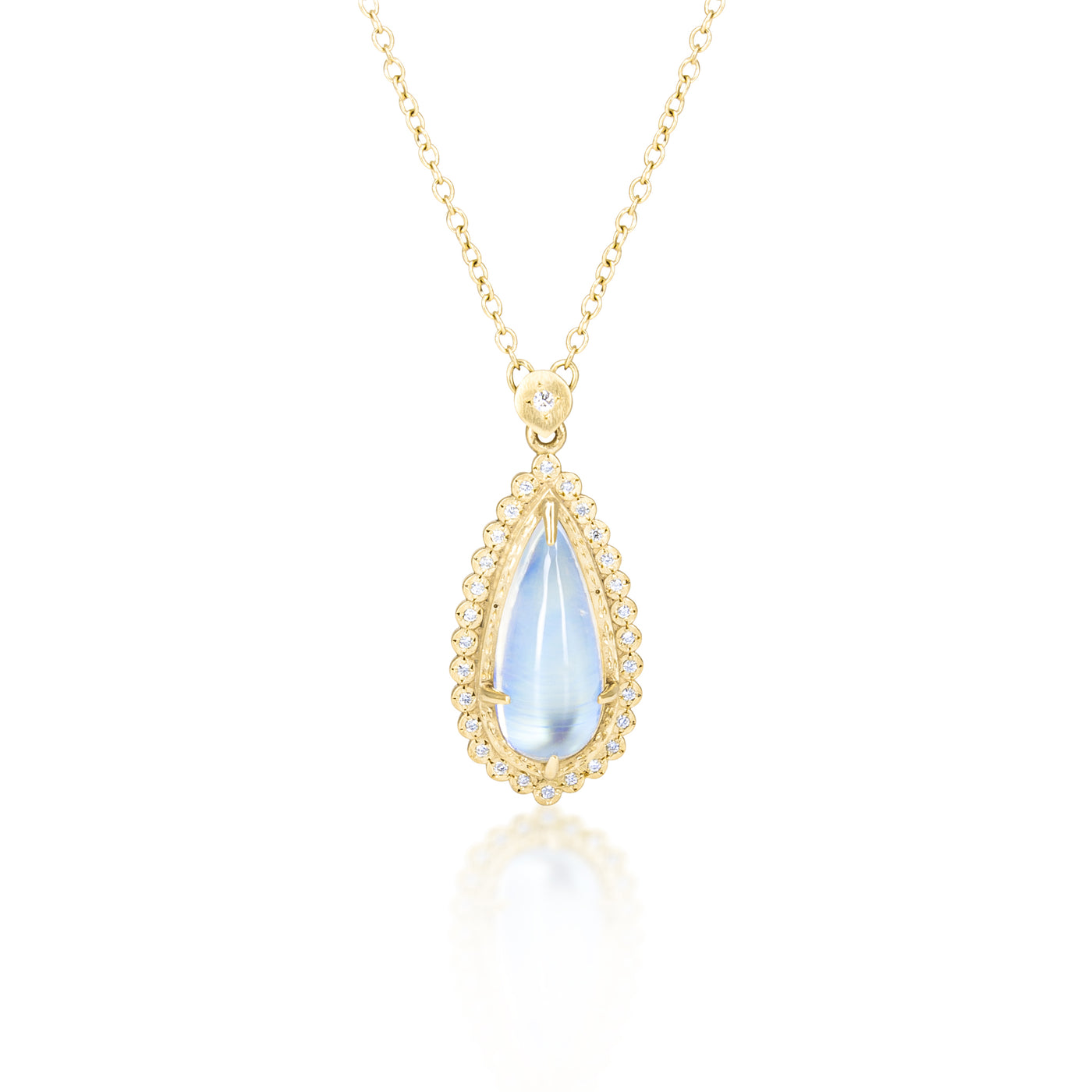 Teardrop Moonstone Pendant