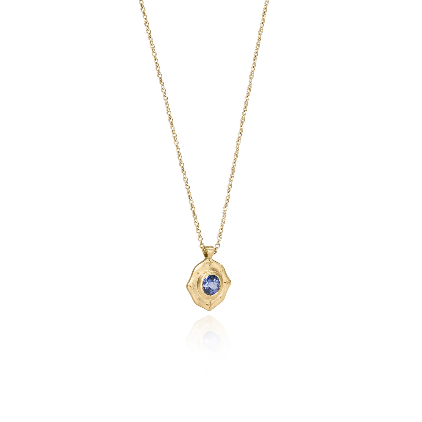 Drops of Happiness Pendant in Blue Sapphire