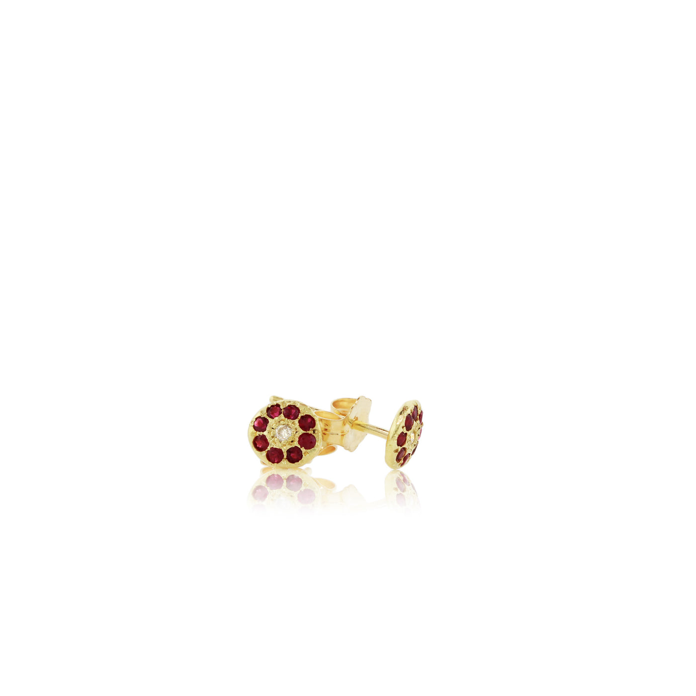 Floret Charm Stud Earrings