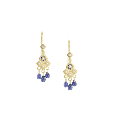 Mosaic Sapphire Earrings