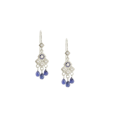 Mosaic Sapphire Earrings