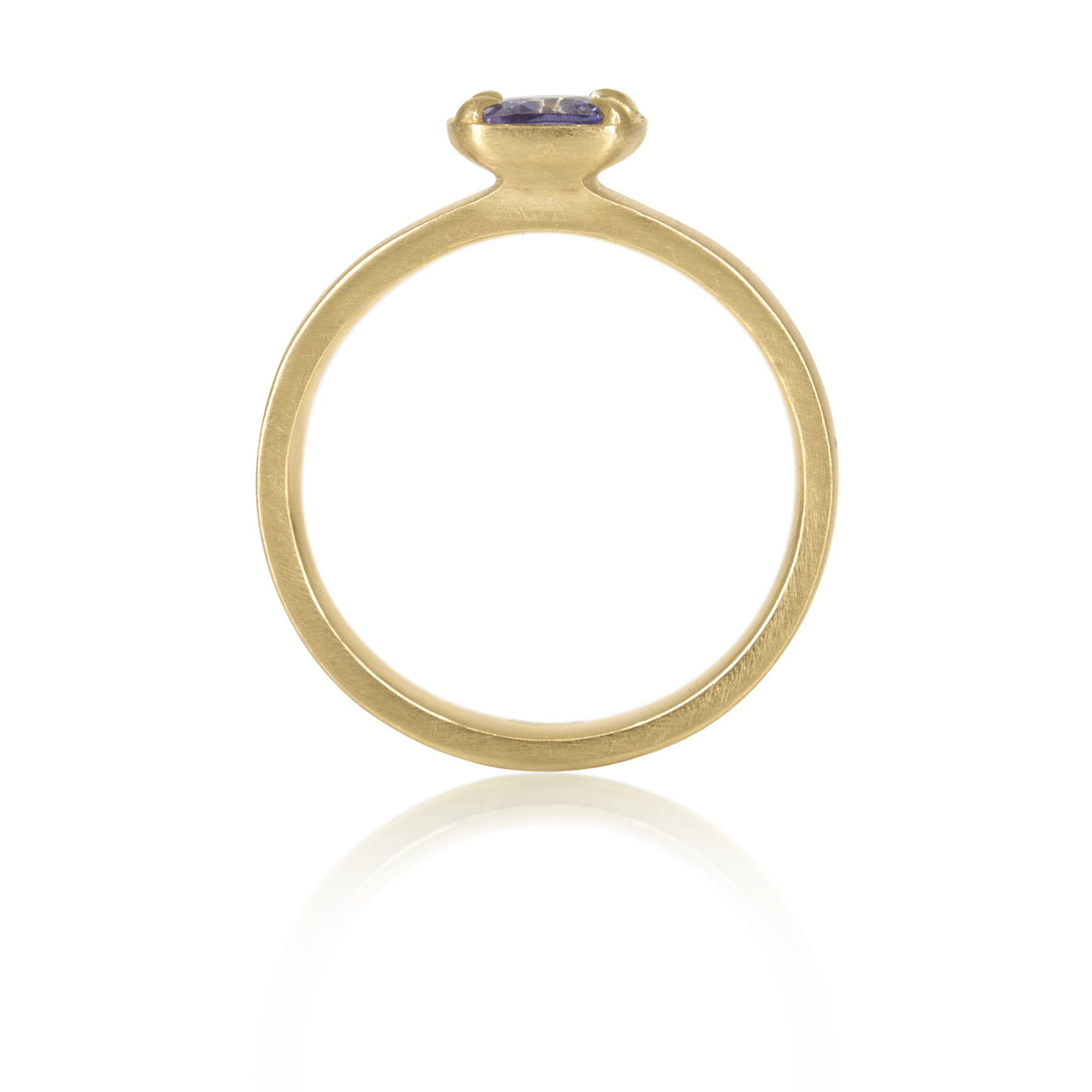 Lavender Sapphire Stacking Ring