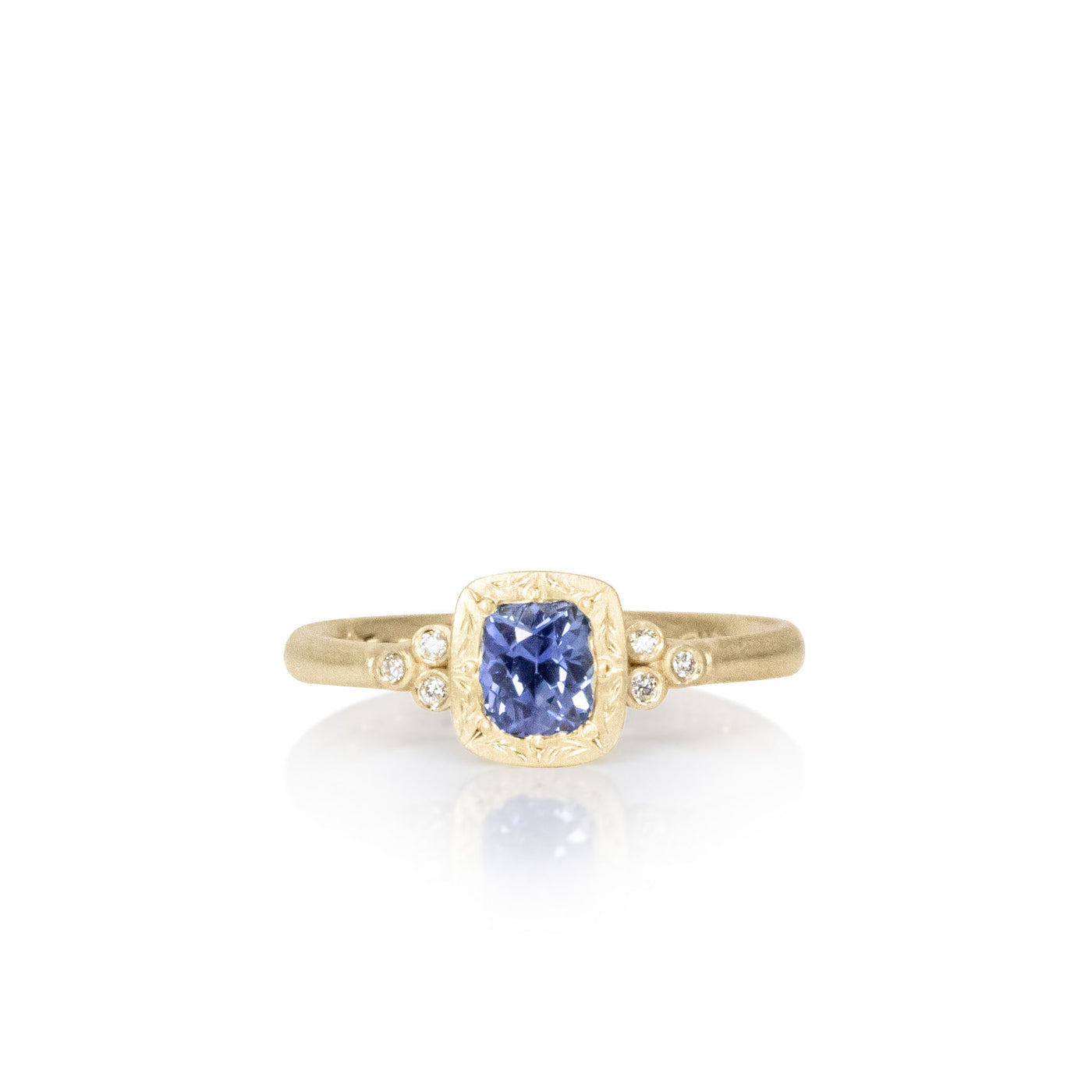 Cushion Sapphire Ring