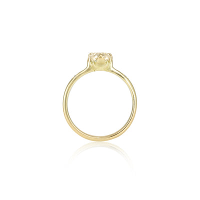 Oval Rosebud Ring