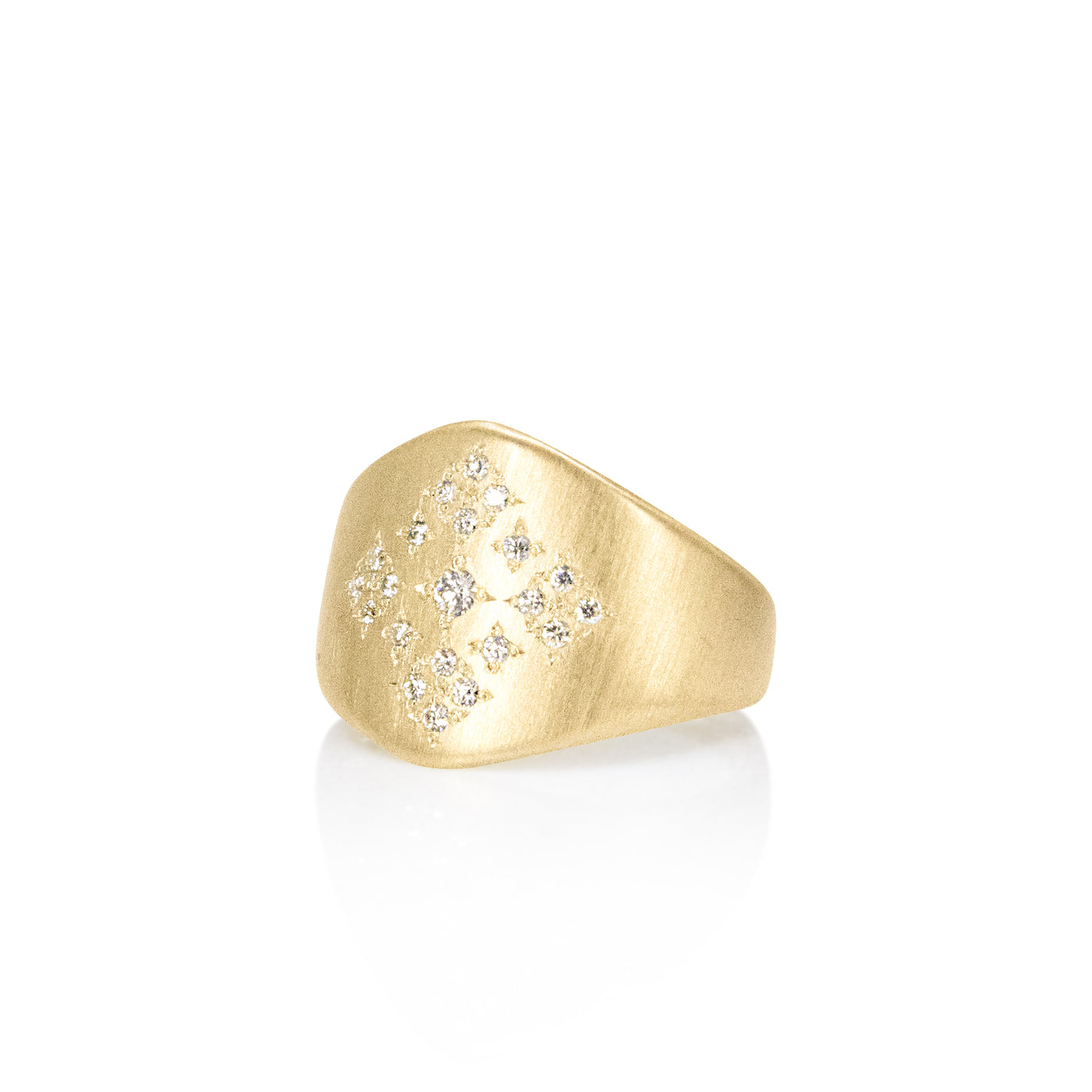 Moon & Stars Shield Ring