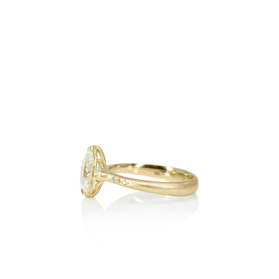 Oval Lotus Ring