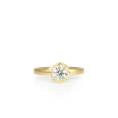 Round Diamond Stackable Ring