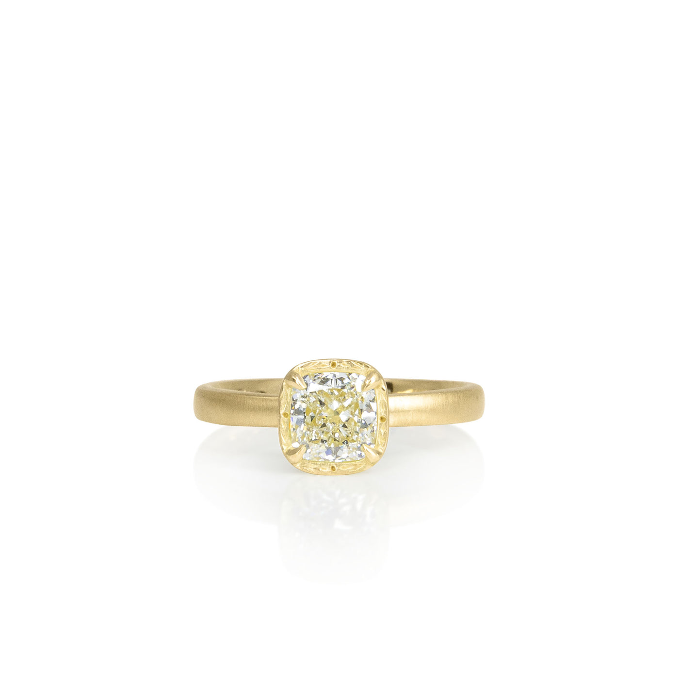 Cushion Diamond Stacking Ring