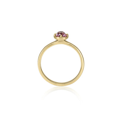 Pink Spinel Stackable Ring