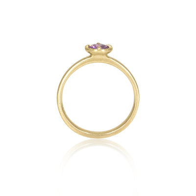 Brilliant Stackable Purple Sapphire Ring