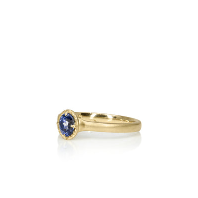 Oval Sapphire Stackable Ring