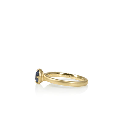 Oval Sapphire Stackable Ring