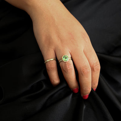 Green Tourmaline Ring