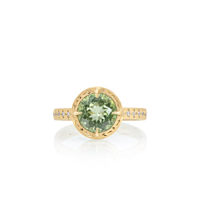 Green Tourmaline Ring