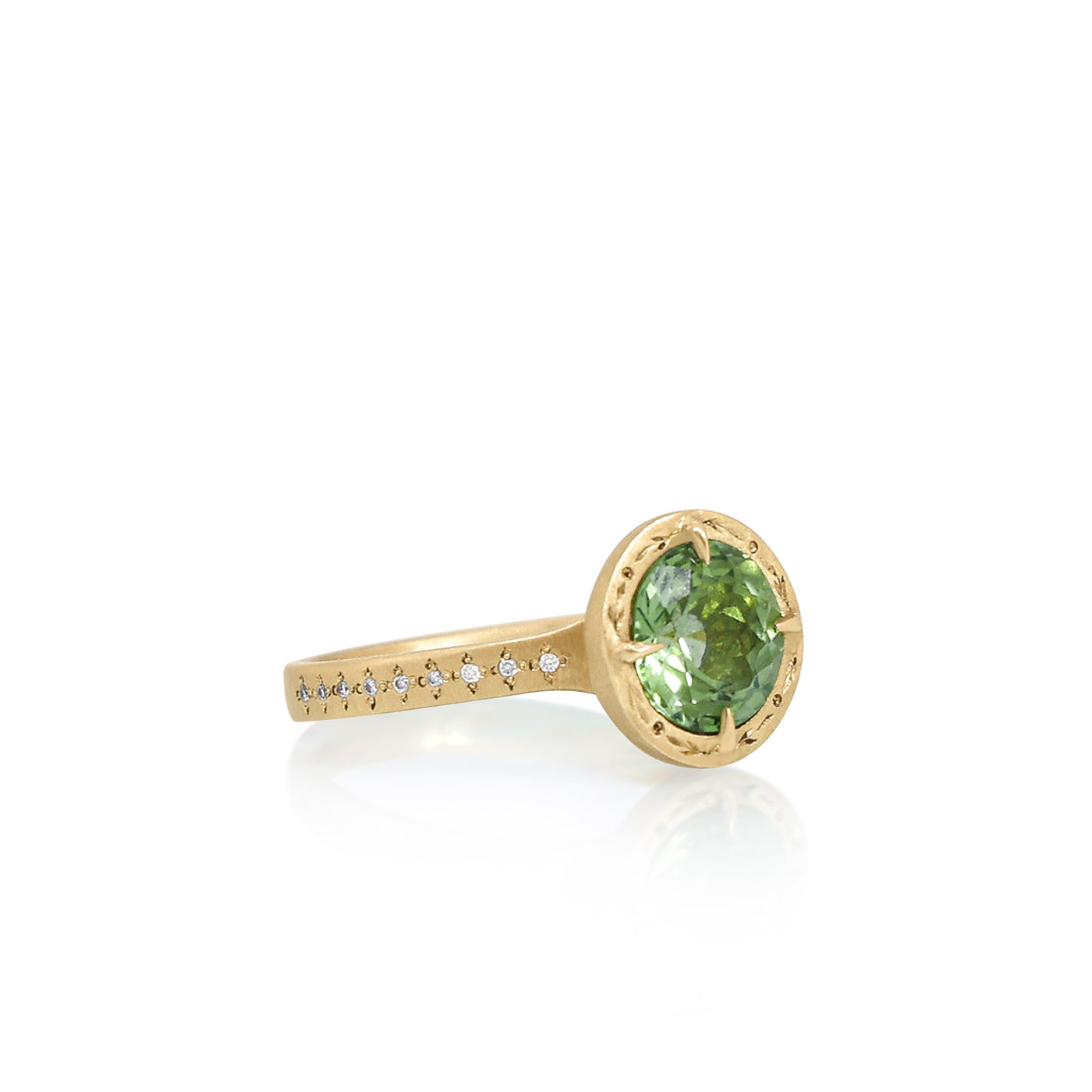 Green Tourmaline Ring