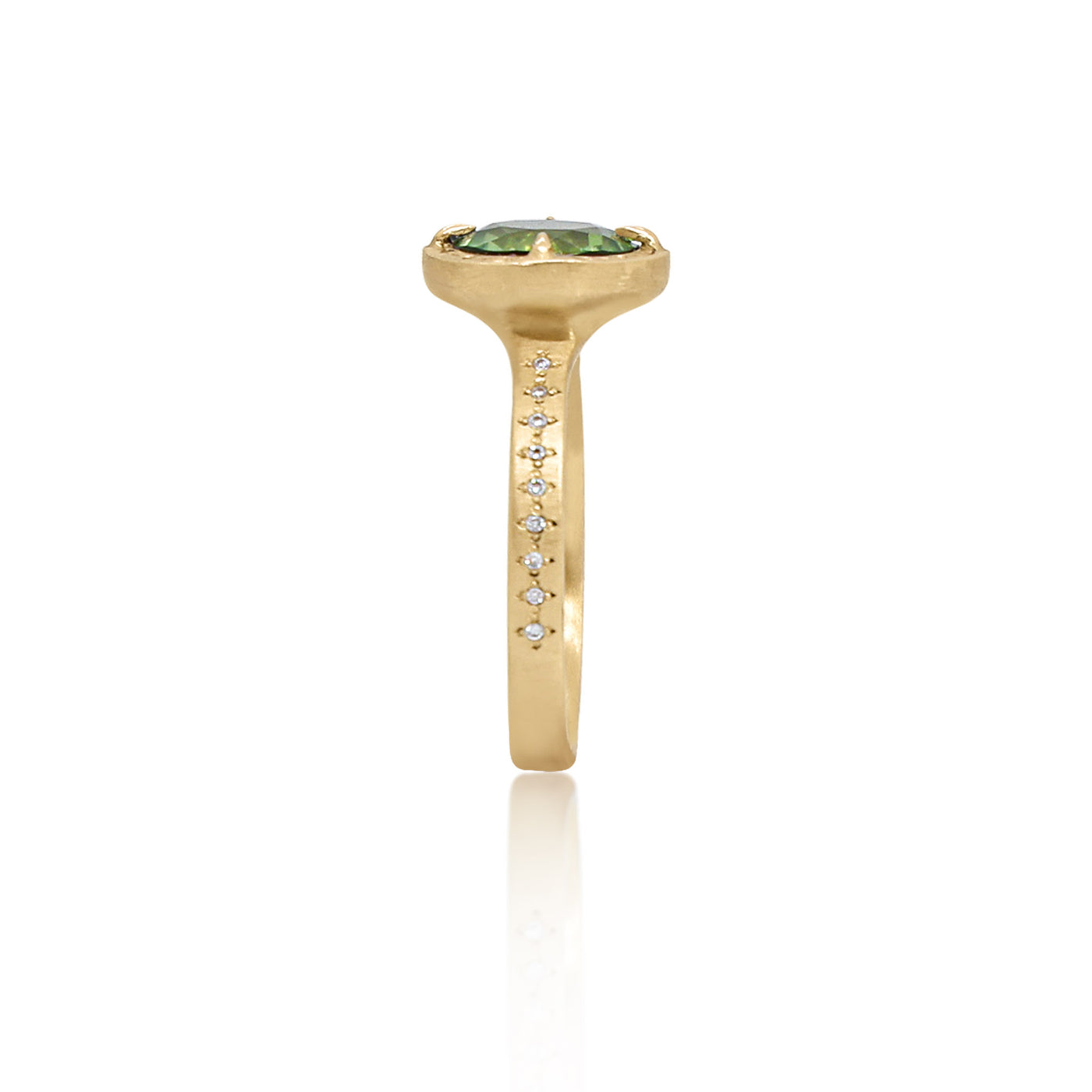 Green Tourmaline Ring