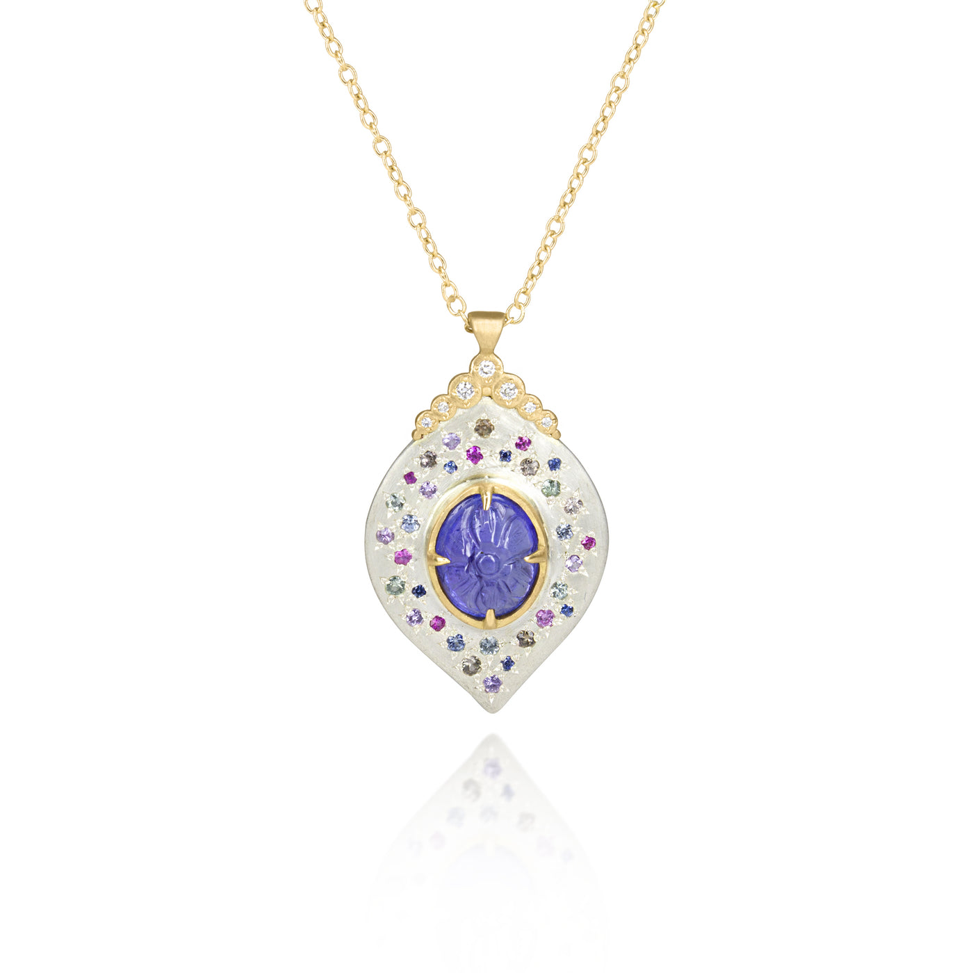 Two Tone Tanzanite Pendant