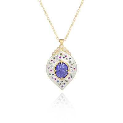 Two Tone Tanzanite Pendant