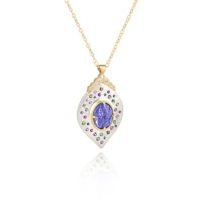 Two Tone Tanzanite Pendant