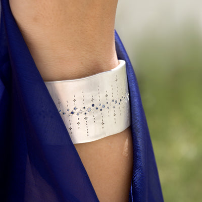 Sapphire Wavy Cuff