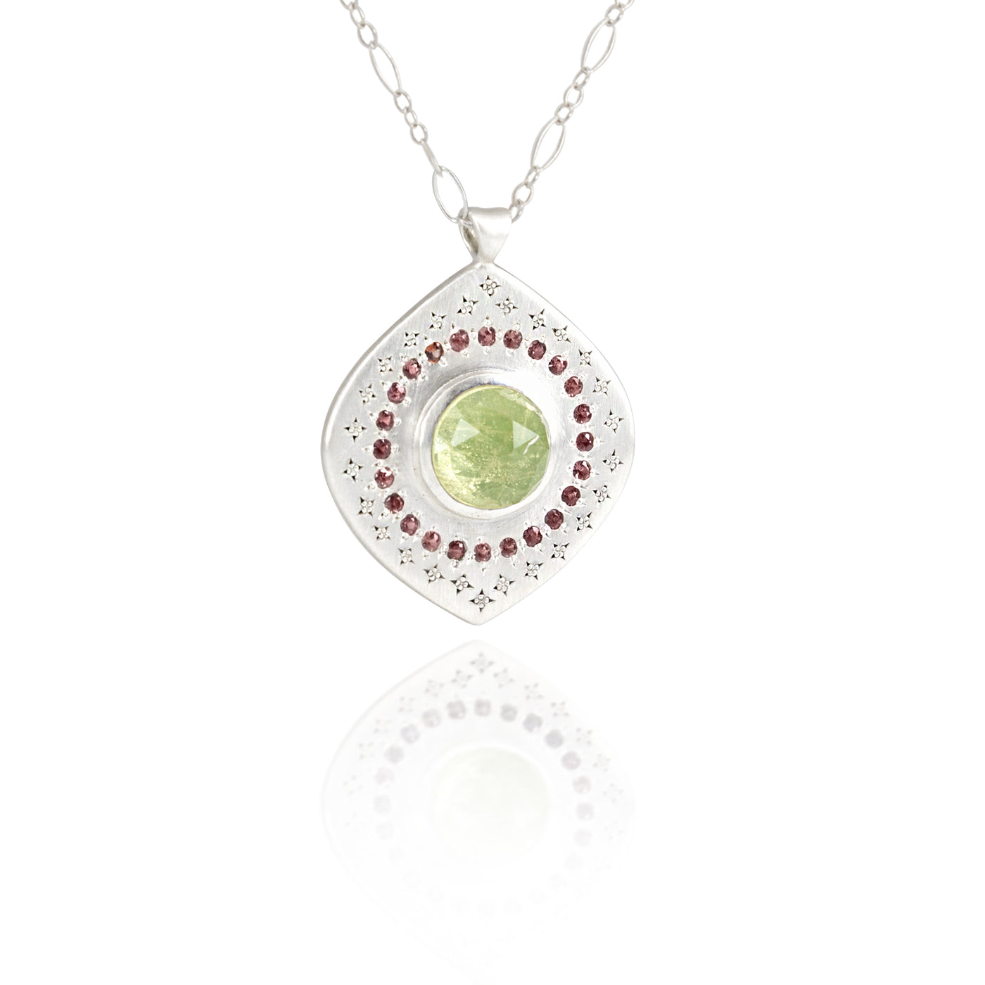 Silver Tourmaline Pendant