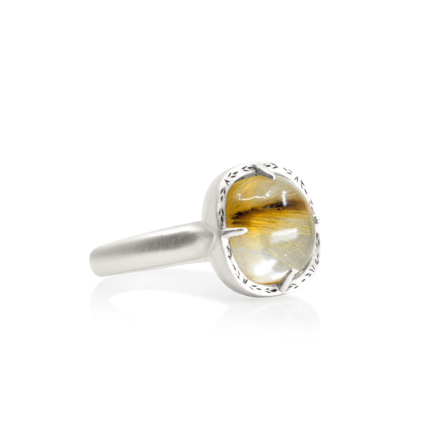 Rutilated Quartz Ring