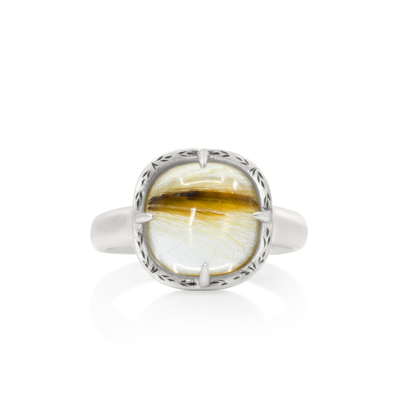 Rutilated Quartz Ring