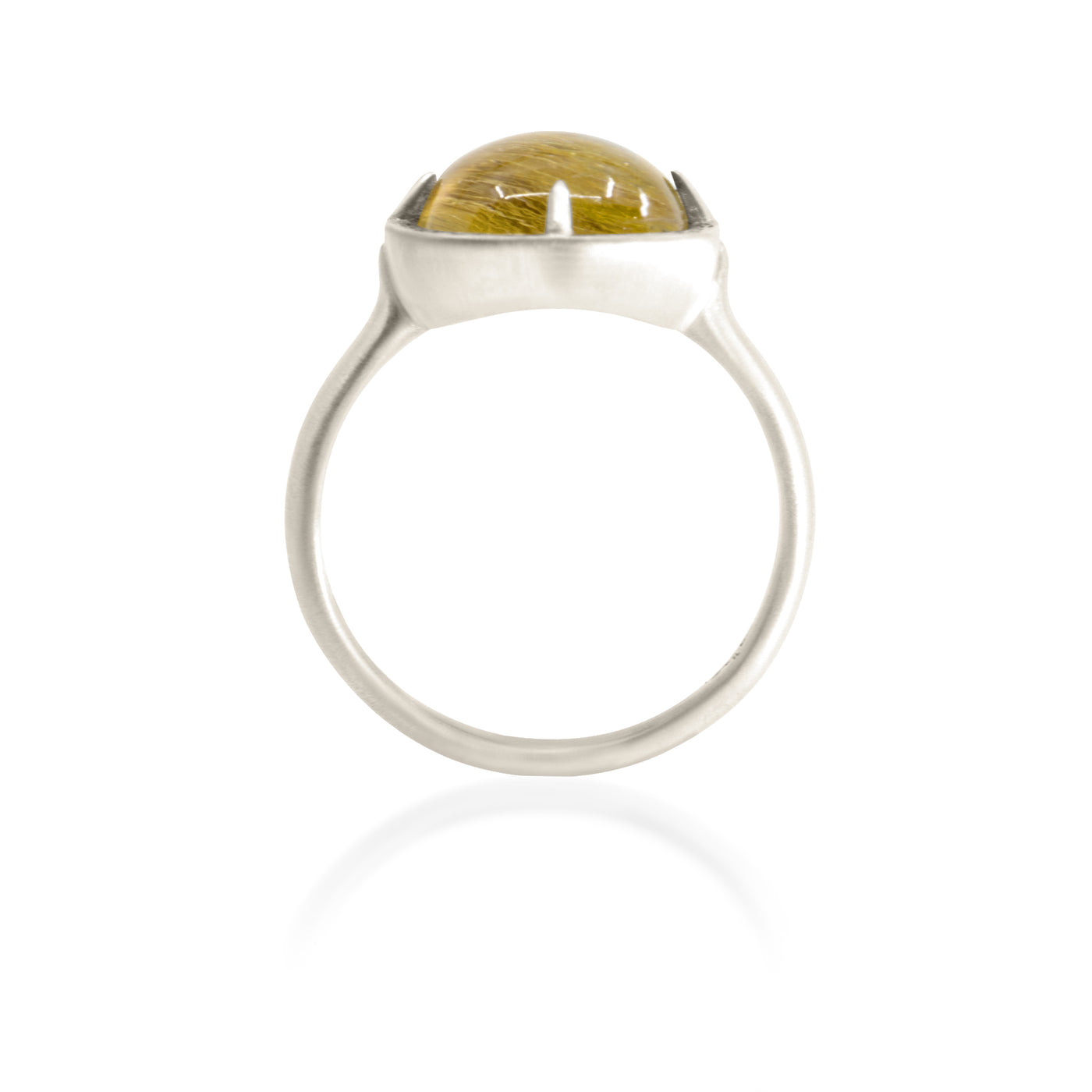 Rutilated Quartz Ring